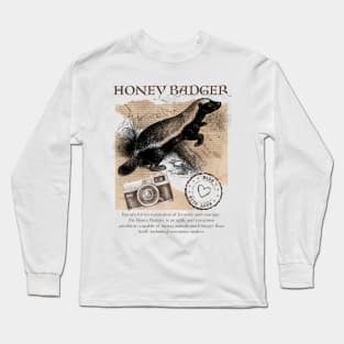 Honey Badger Vintage Long Sleeve T-Shirt